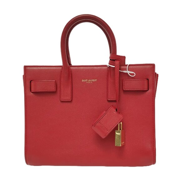 Saint Laurent Small Sac de Jour Blue Leather Tote - Picture 1 of 15